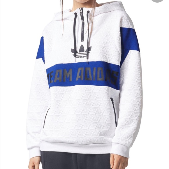 adidas originals oversized trefoil hoodie
